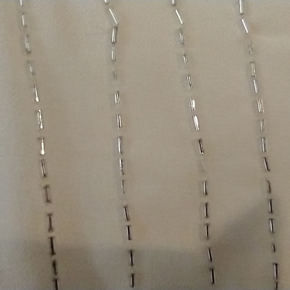 Gentle Fawn Flapper Girl beaded dress beige Great Gatsby NWT ivory prom retro - Picture 6 of 10